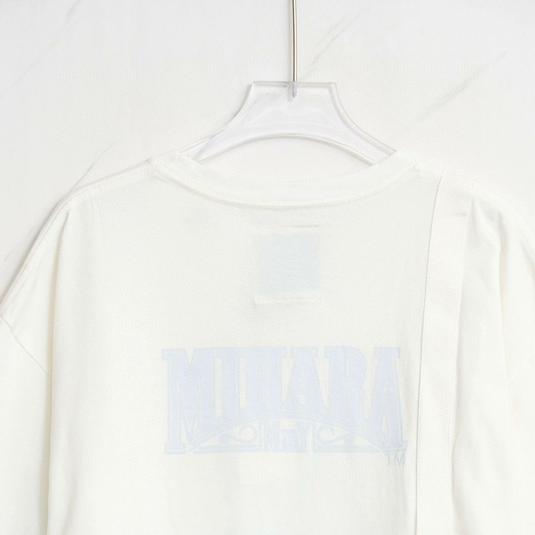 Maison MIHARA YASUHIRO Mihara Yasuhiro Men's Ribbon Letter Print T-Shirt Size US M / EU 48-50 / 2 - 5 Thumbnail