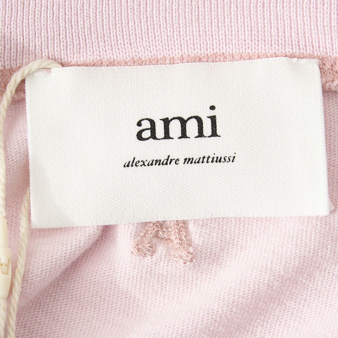 AMI Ami Paris Men's Letter Embroidery Solid T-shirt Size US M / EU 48-50 / 2 - 5 Thumbnail