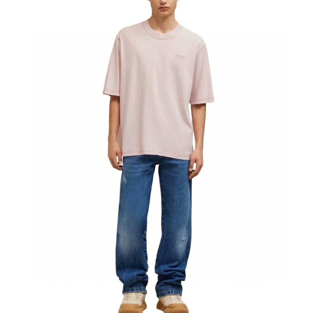 AMI Ami Paris Men's Letter Embroidery Solid T-shirt Size US M / EU 48-50 / 2 - 7 Thumbnail