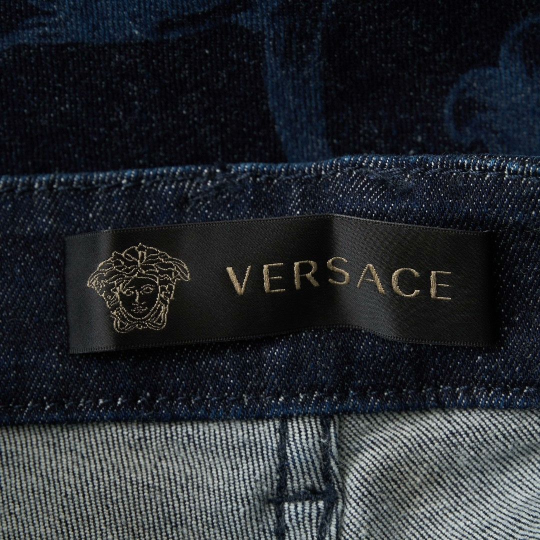 Versace Versace Men's Baroque Print Jeans Size US 30 / EU 46 - 6 Thumbnail