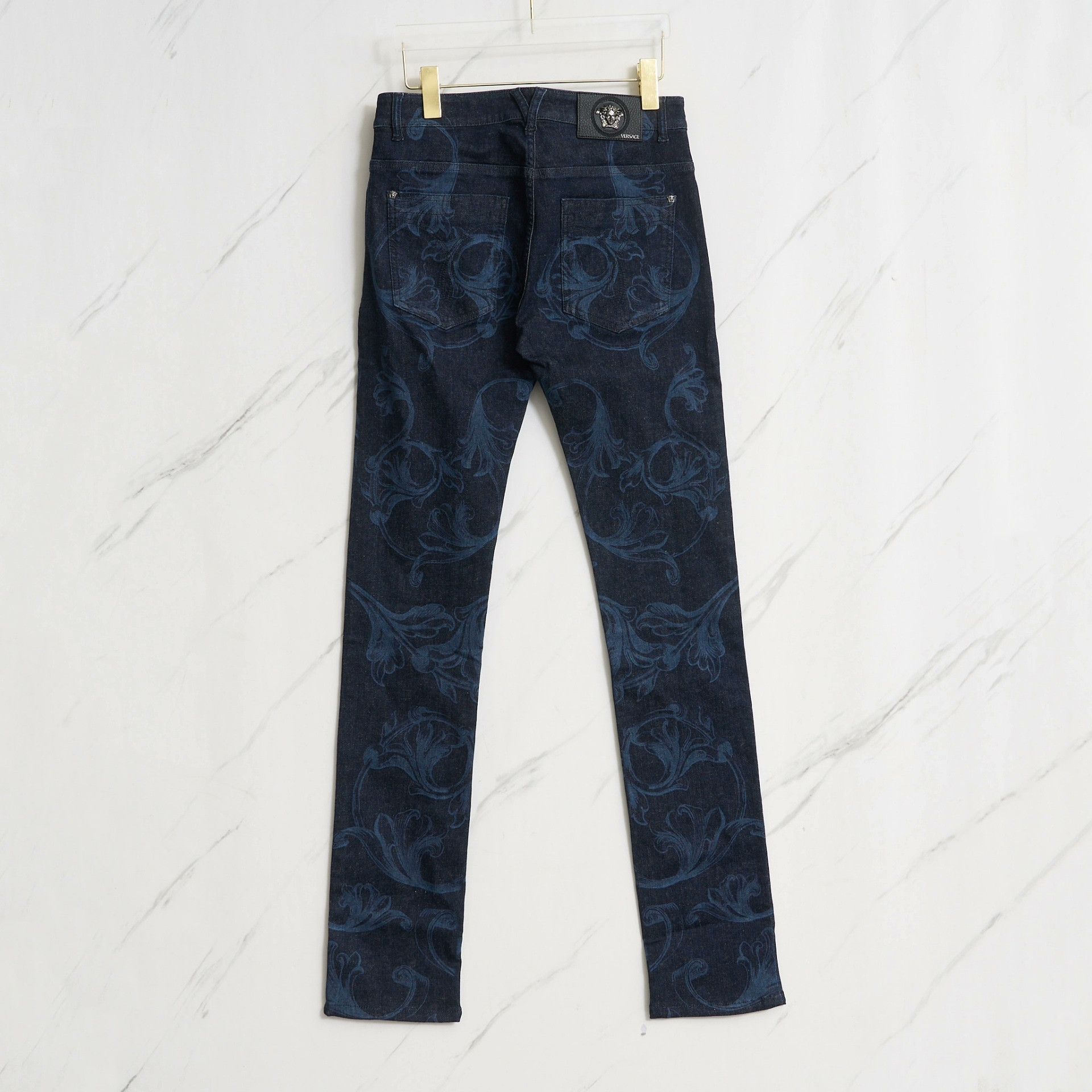Versace Versace Men's Baroque Print Jeans Size US 30 / EU 46 - 4 Thumbnail