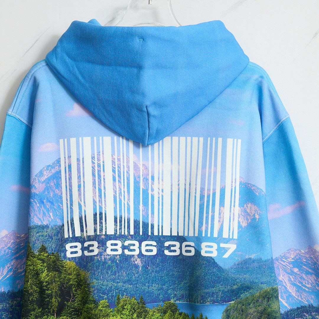 Vetements Vetements Men's Landscape Print Hoodie Size US M / EU 48-50 / 2 - 5 Thumbnail