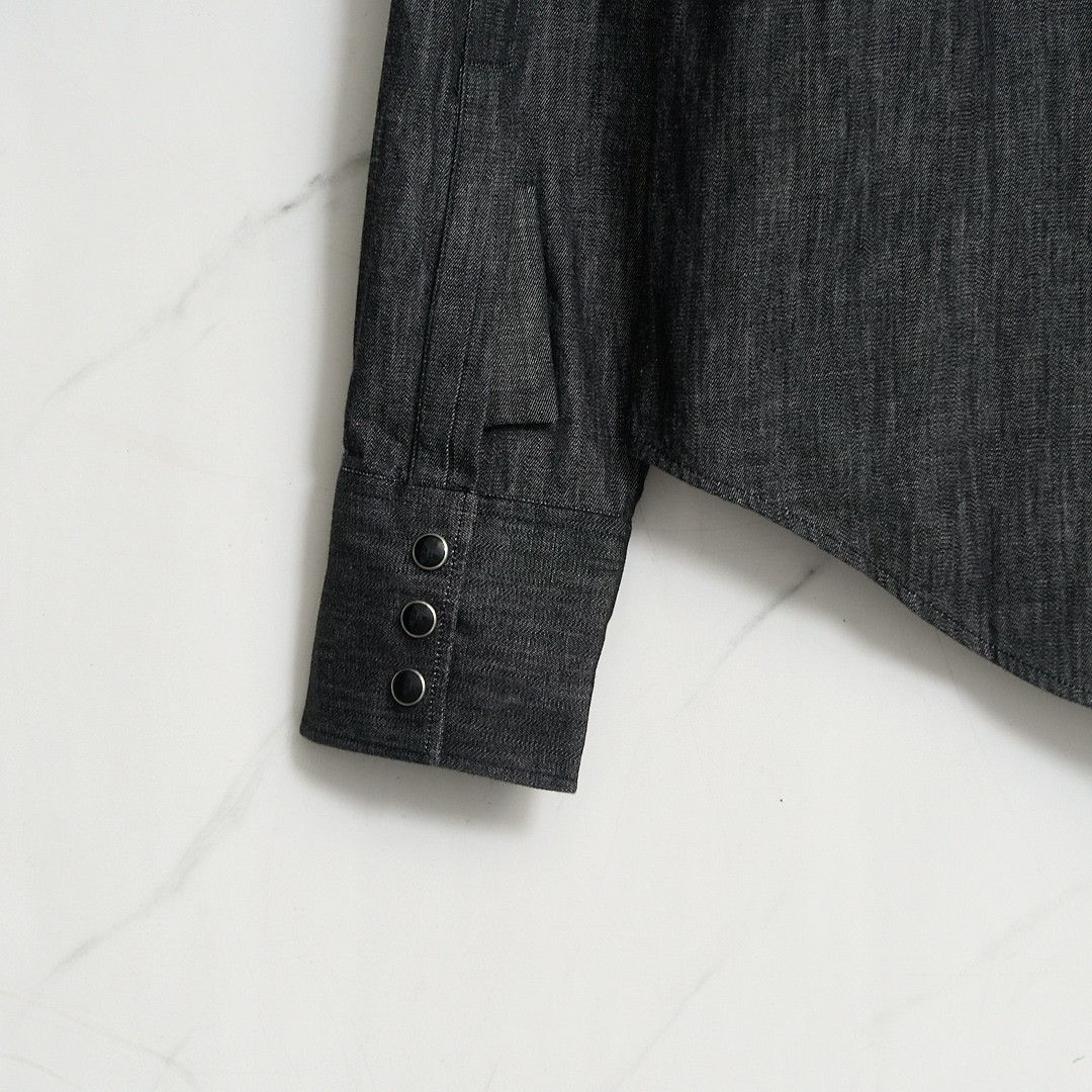 Saint Laurent Paris Saint Laurent Men's Logo Denim Shirt Size US XXS / EU 40 - 6 Thumbnail