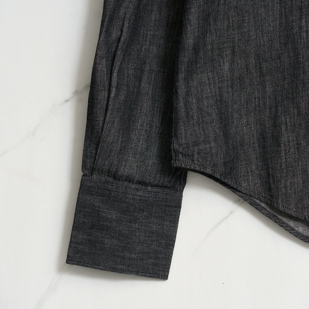 Saint Laurent Paris Saint Laurent Men's Logo Denim Shirt Size US XXS / EU 40 - 4 Thumbnail