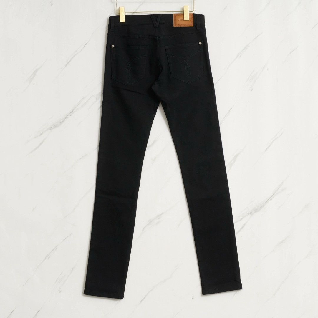 Versace Versace Men's Logo Side Stripe Jeans Size US 29 - 4 Thumbnail