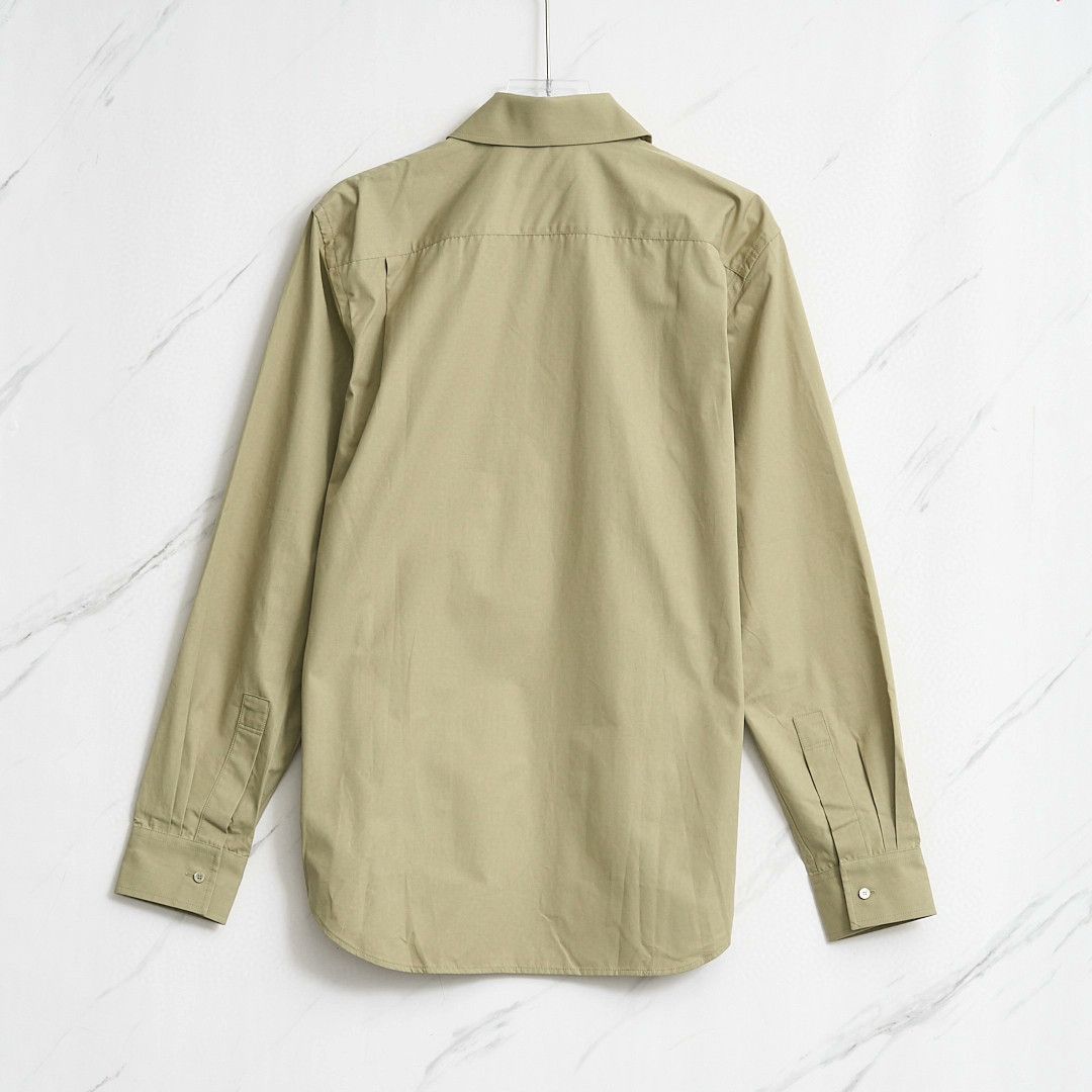 Burberry Burberry Men's Classic Equestrian Embroidery Honey Shirt Size US XL / EU 56 / 4 - 4 Thumbnail