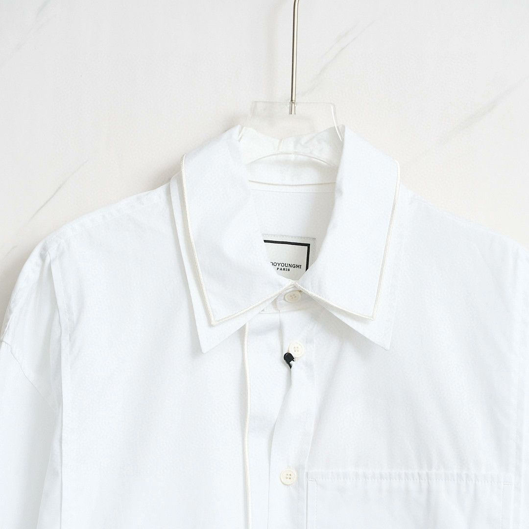 Wooyoungmi WOOYOUNGMI Men's Logo Embroidered Shirt Size US M / EU 48-50 / 2 - 2 Thumbnail