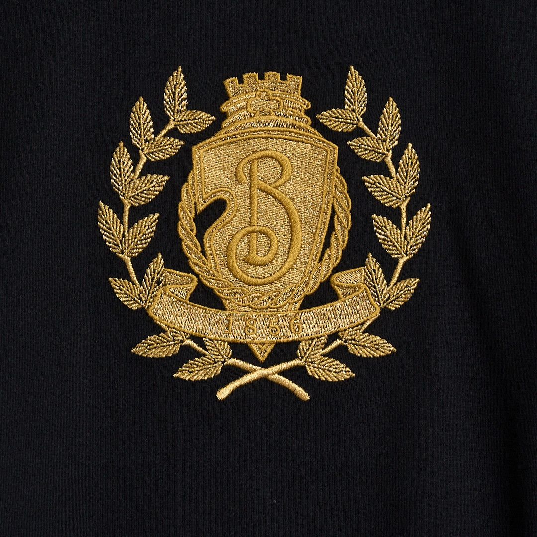 Burberry Burberry Men's Gold Thread Logo T-Shirt Size US M / EU 48-50 / 2 - 3 Thumbnail