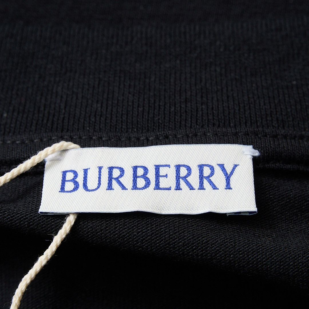Burberry Burberry Men's Gold Thread Logo T-Shirt Size US M / EU 48-50 / 2 - 6 Thumbnail