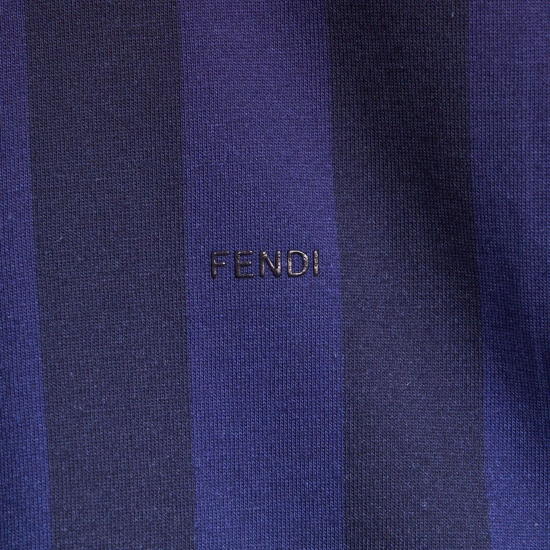 Fendi Fendi Men's Gradient Stripe Polo Size US M / EU 48-50 / 2 - 4 Thumbnail