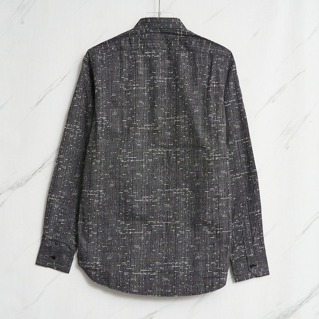 Saint Laurent Paris Saint Laurent Men's Contrast Stripe Shirt Size US XXS / EU 40 - 4 Thumbnail