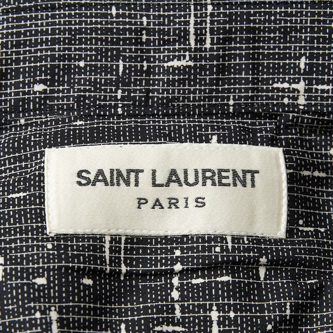 Saint Laurent Paris Saint Laurent Men's Contrast Stripe Shirt Size US XXS / EU 40 - 7 Thumbnail