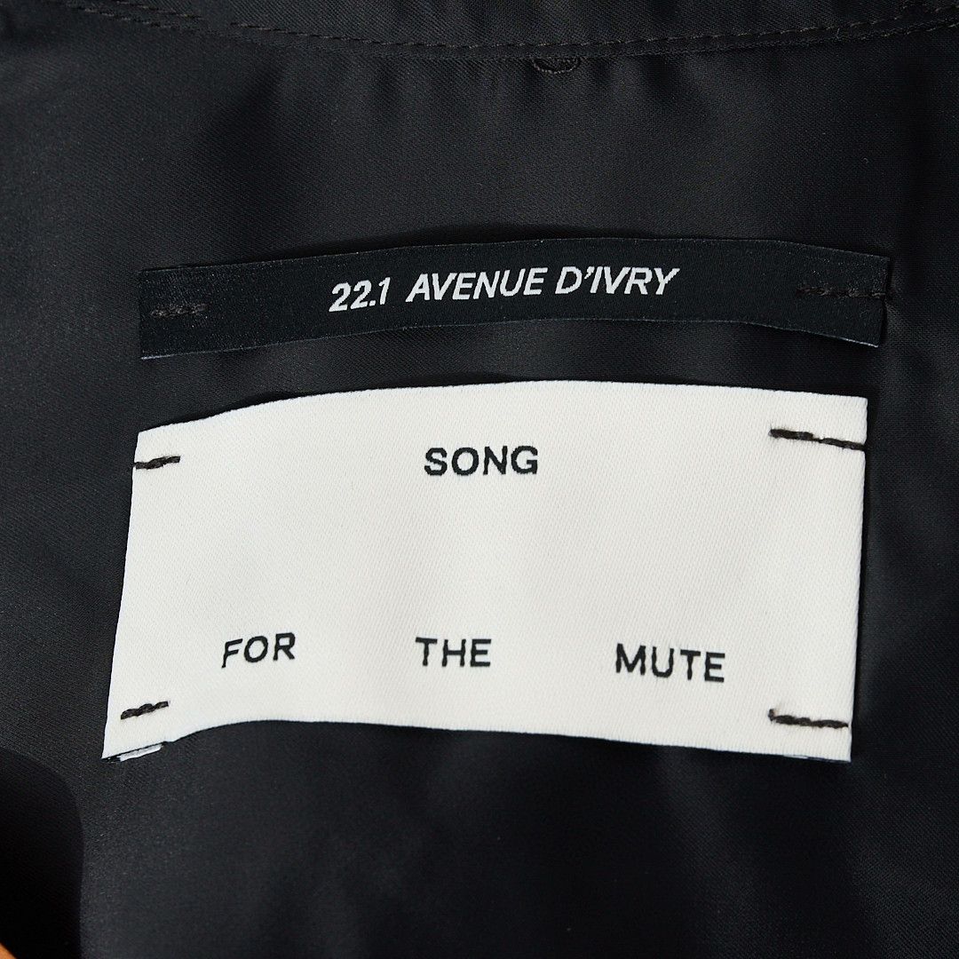 Song For The Mute Song for the Mute Men's Color-Block Satin Shirt Size US M / EU 48-50 / 2 - 5 Thumbnail