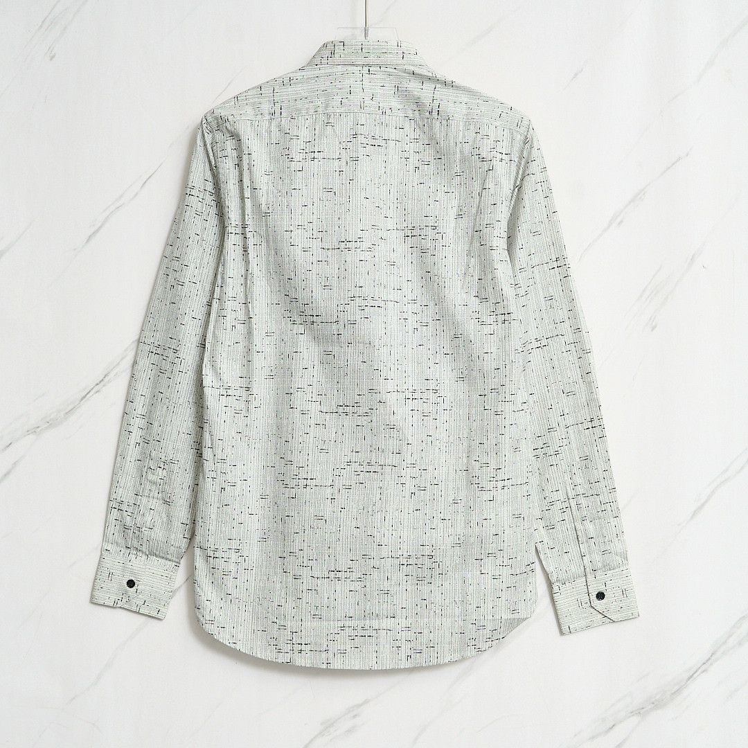 Saint Laurent Paris Saint Laurent Men's Line Cotton Shirt Size US XXS / EU 40 - 4 Thumbnail