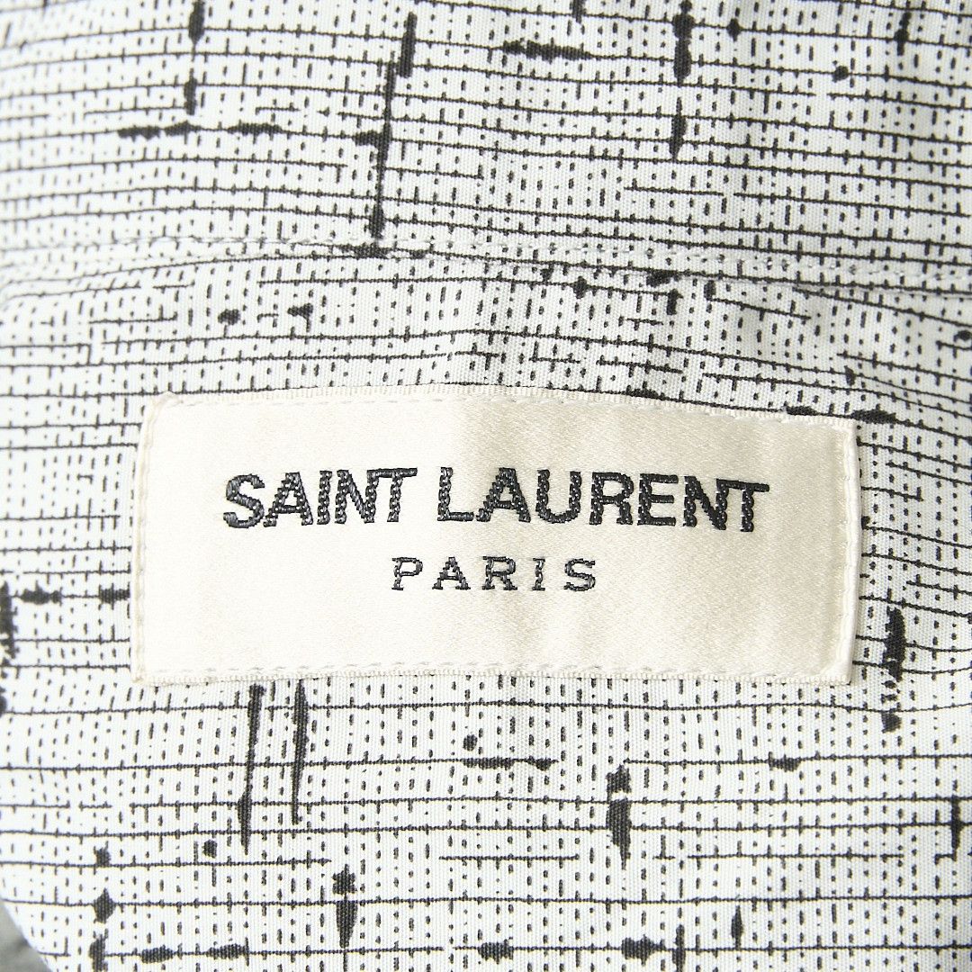 Saint Laurent Paris Saint Laurent Men's Line Cotton Shirt Size US XXS / EU 40 - 6 Thumbnail