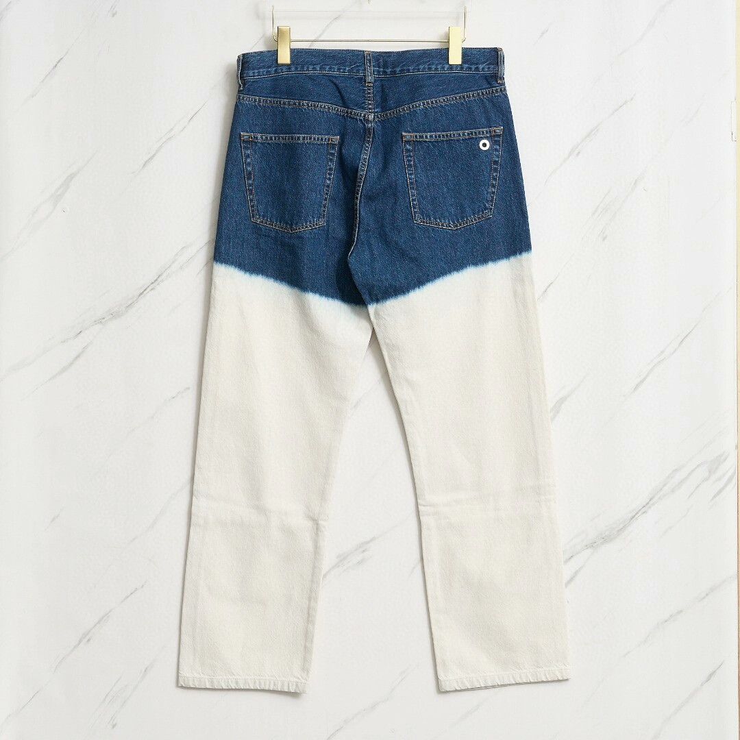 Etudes Etudes Men's Colorblock Washed Jeans Size US 34 / EU 50 - 6 Thumbnail