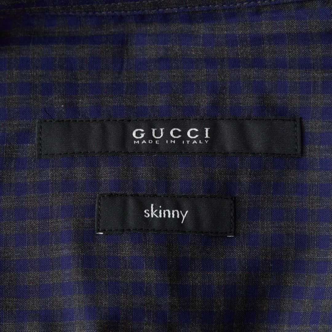 Gucci Gucci Men's Plaid Pocket Shirt Size US XXS / EU 40 - 7 Thumbnail