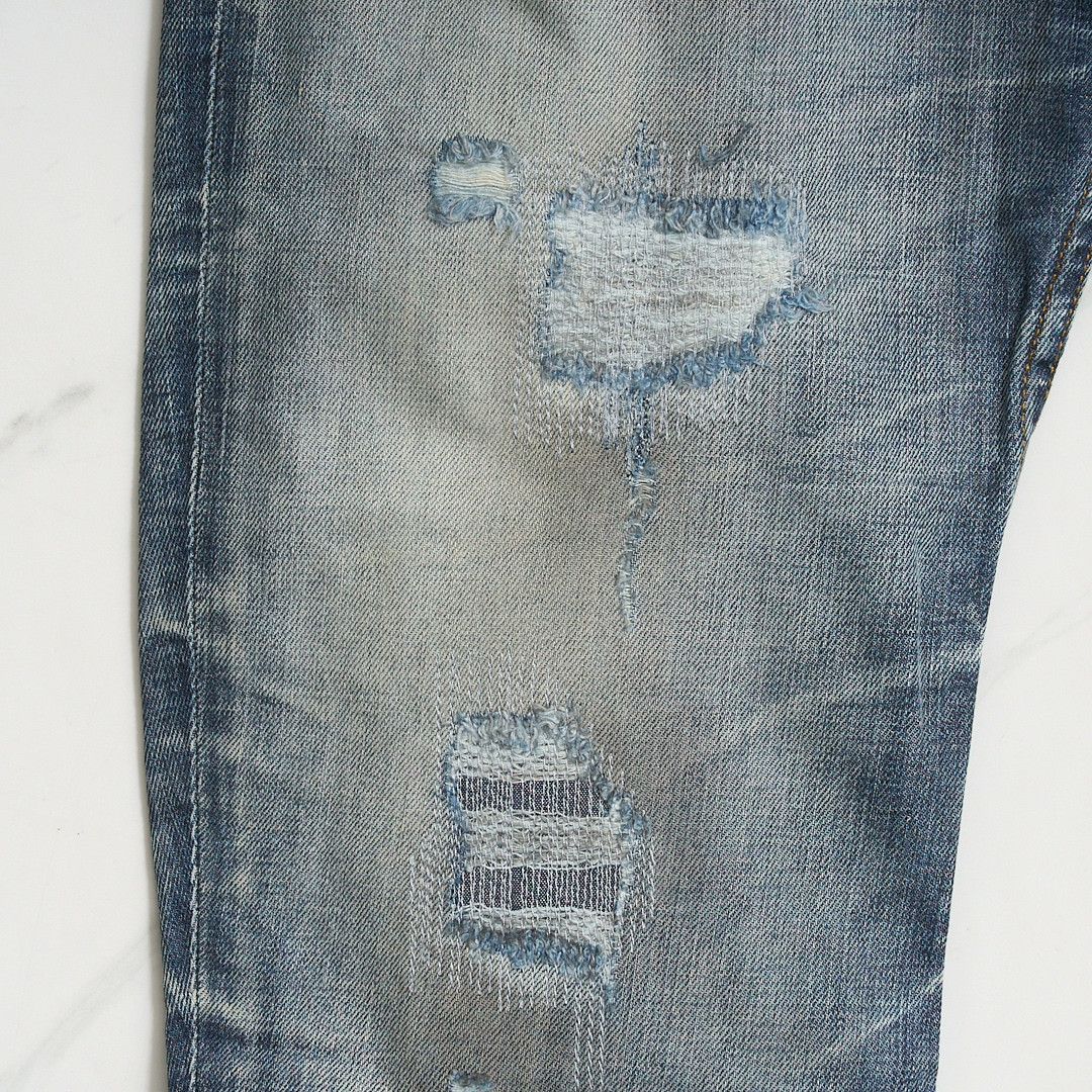 Dolce & Gabbana Dolce&Gabbana Men's Vintage Ripped Jeans Size US 30 / EU 46 - 4 Thumbnail