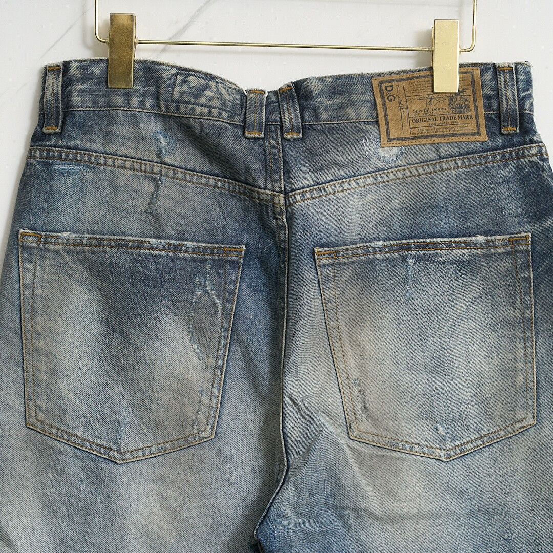 Dolce & Gabbana Dolce&Gabbana Men's Vintage Ripped Jeans Size US 30 / EU 46 - 6 Thumbnail