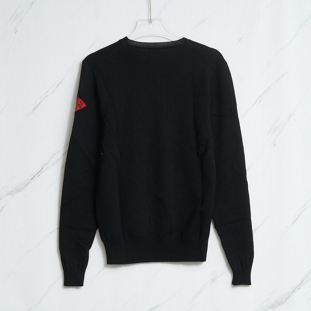 Saint Laurent Paris Saint Laurent Men's Logo Knit Sweater Size US S / EU 44-46 / 1 - 5 Thumbnail