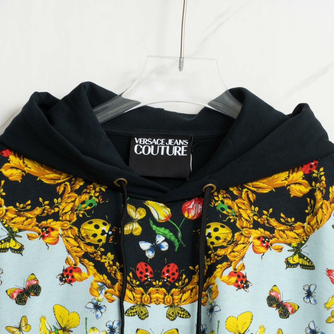 Versace Jeans Couture Versace Jeans Men's Butterfly Print Hoodie Size US S / EU 44-46 / 1 - 2 Thumbnail