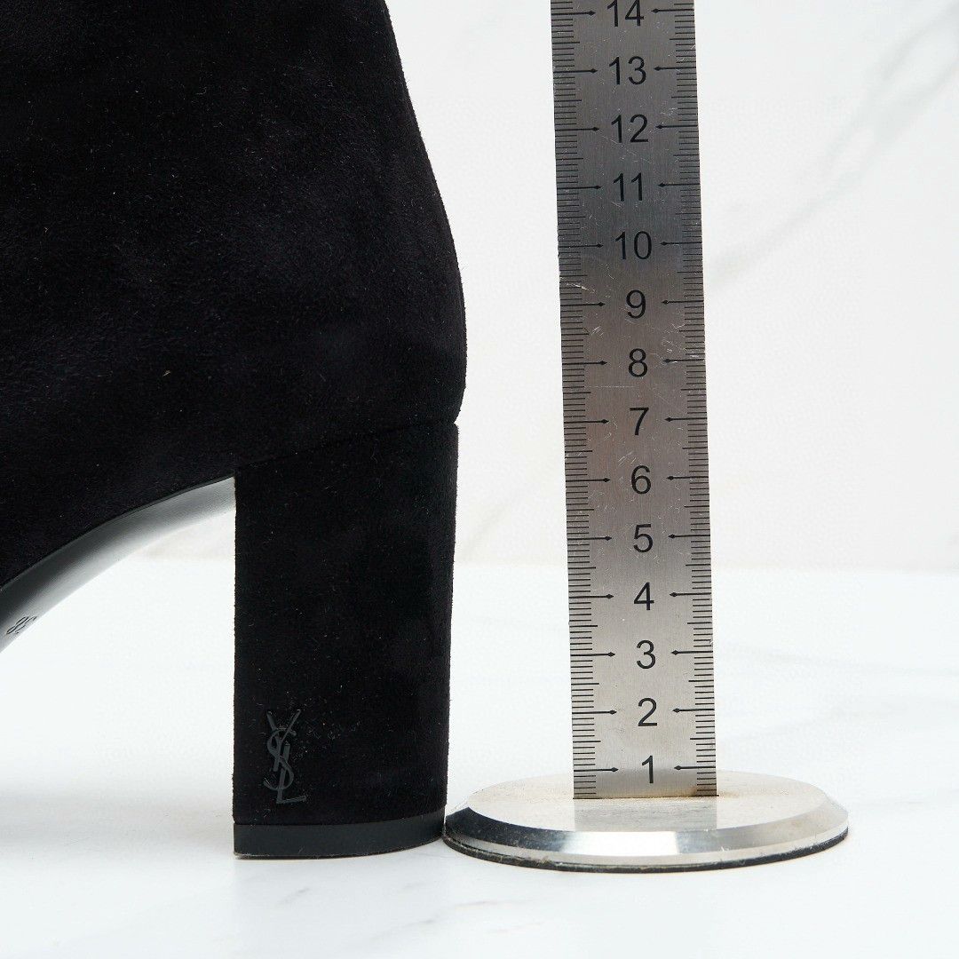 Saint Laurent Paris Saint Laurent Women's Suede Chelsea Boots Size US 7 / IT 37 - 6 Thumbnail