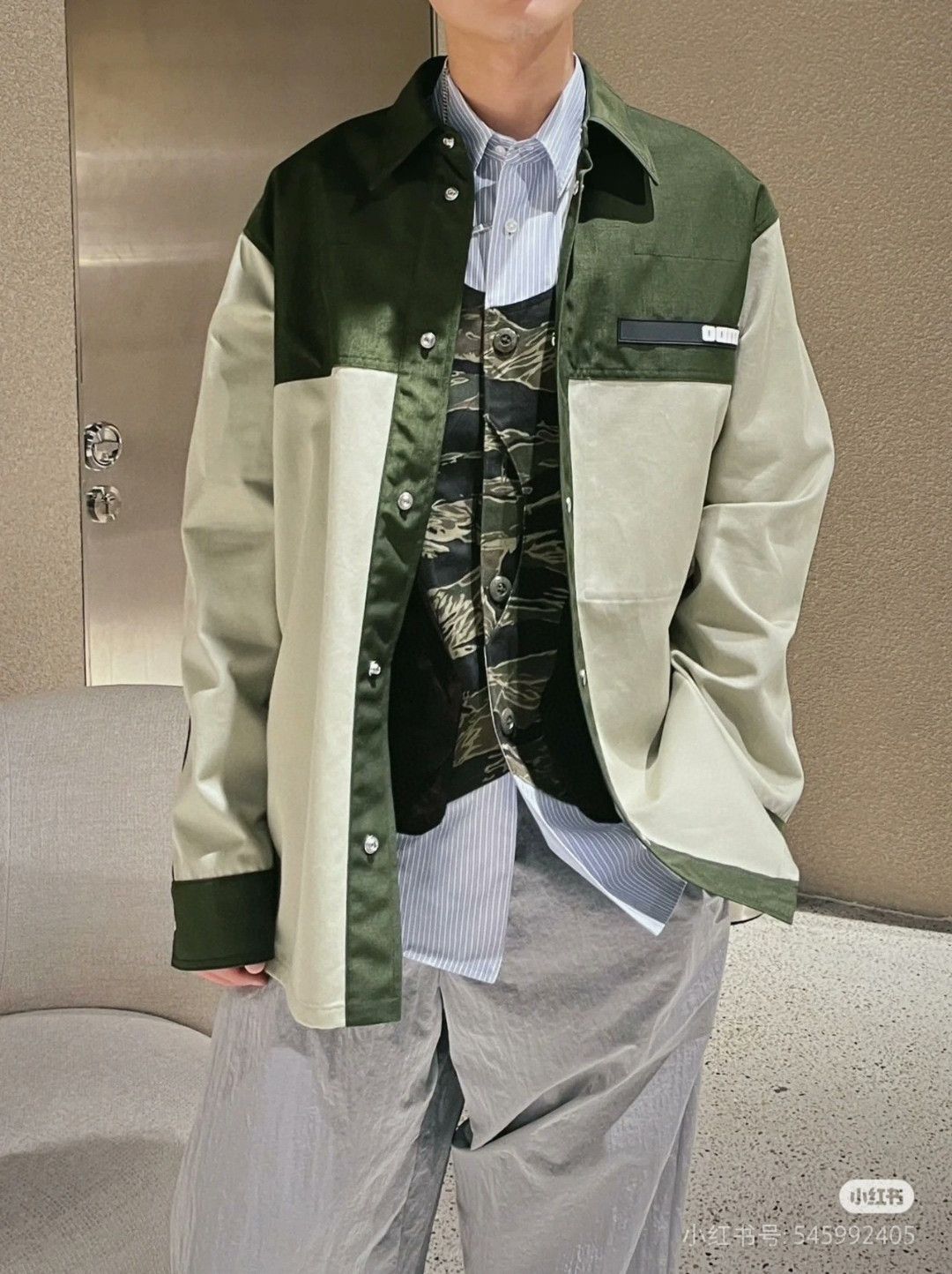 OAMC OAMC Men's Colorblock Shirt Jacket Size US M / EU 48-50 / 2 - 8 Thumbnail