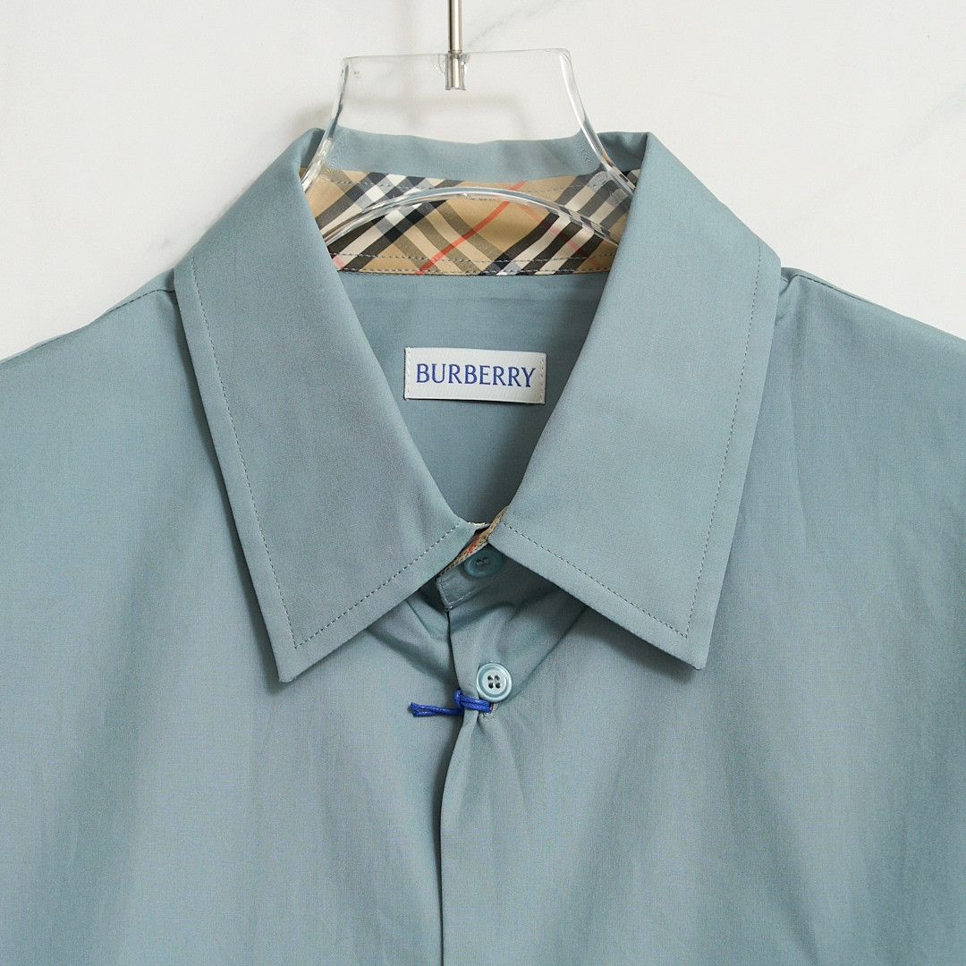 Burberry Burberry Men's Plaid Embroidered Shirt Size US L / EU 52-54 / 3 - 2 Thumbnail