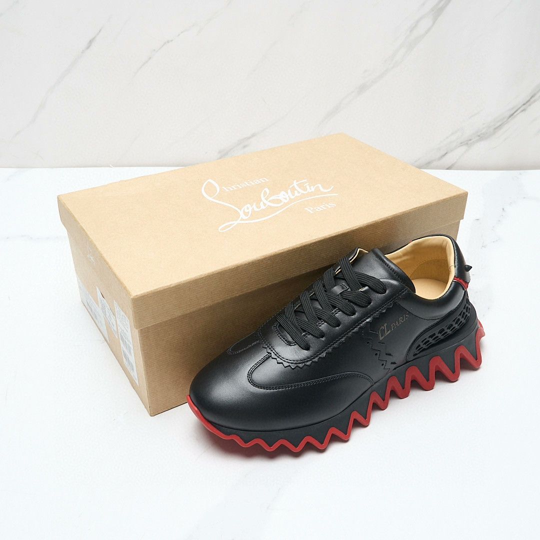Christian Louboutin Christian Louboutin Men's Shark Sole Shoes Size US 7 / EU 40 - 7 Thumbnail
