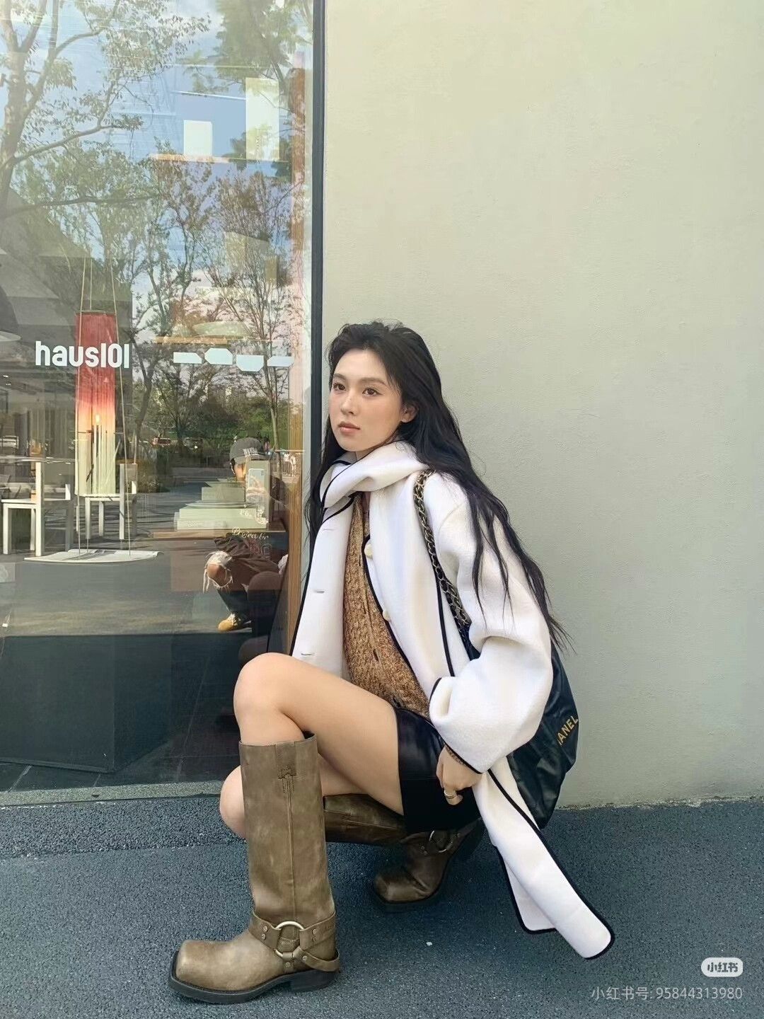 Acne Studios Acne Studios Women's Square-Toe Knee-High Boots Size US 5 / IT 35 - 9 Thumbnail