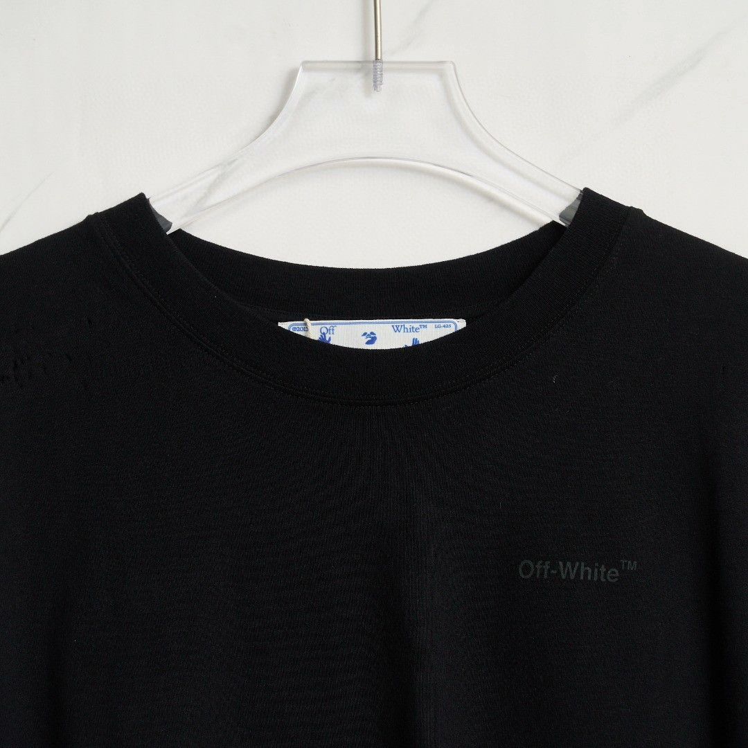 Off-White Off-White Men's Patch Round Neck T-Shirt Size US M / EU 48-50 / 2 - 2 Thumbnail
