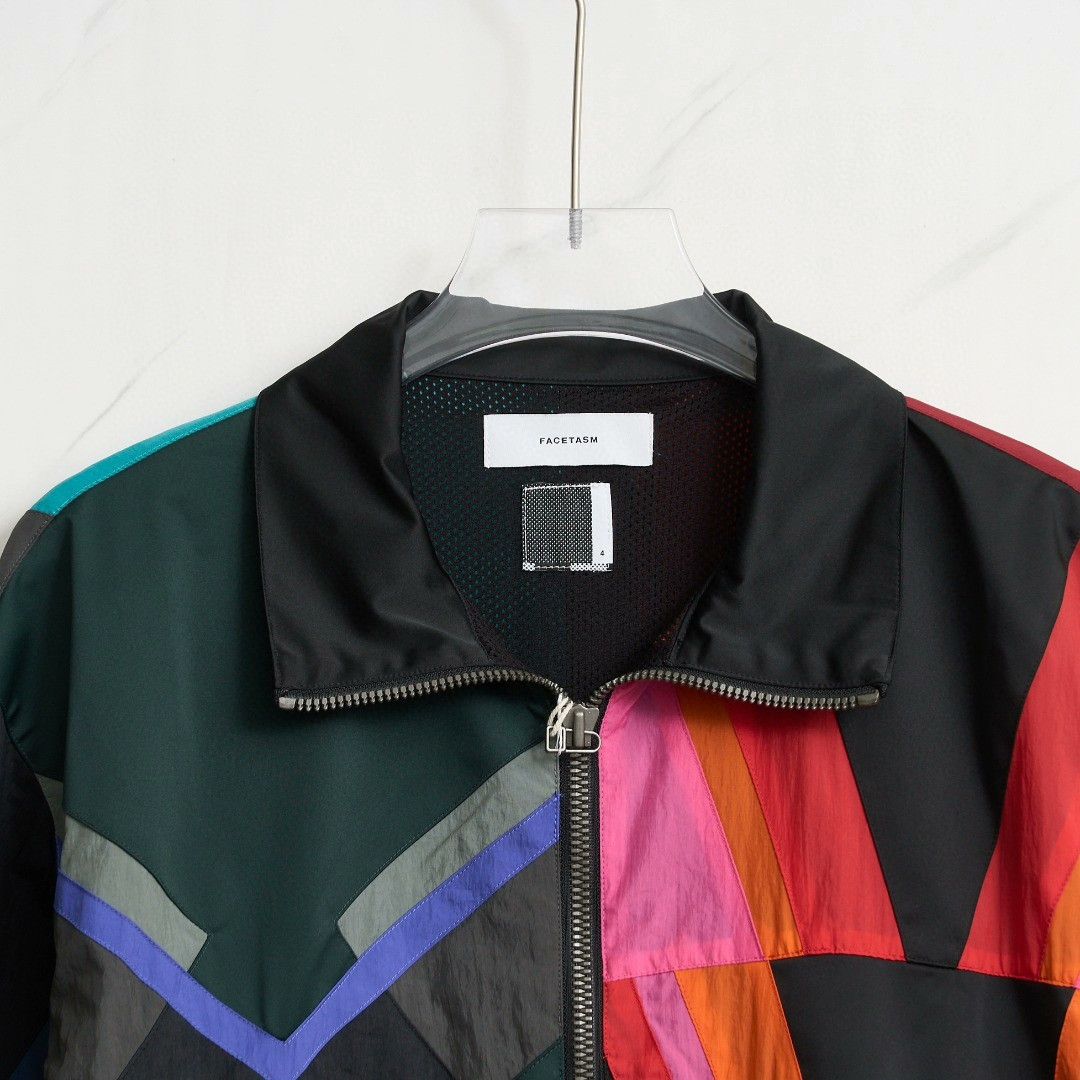 Facetasm Facetasm Men's Colorblock Runway Jacket Size US XL / EU 56 / 4 - 2 Thumbnail