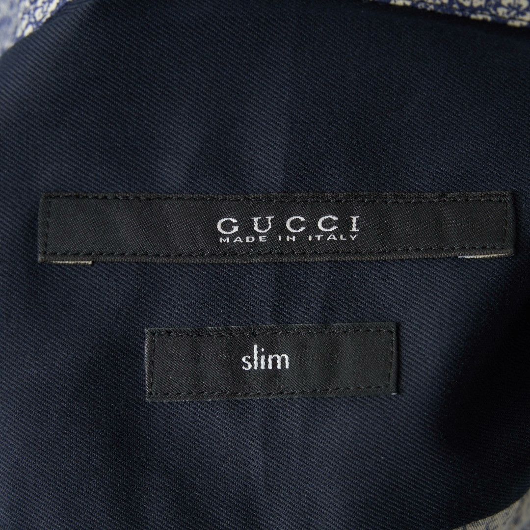 Gucci Gucci Men's Floral Print Shirt Size US S / EU 44-46 / 1 - 6 Thumbnail