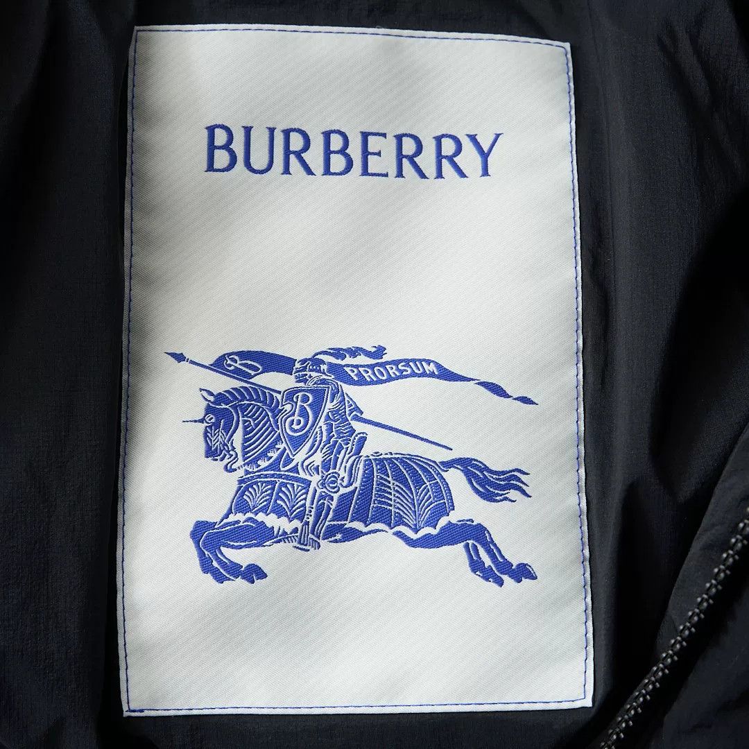 Burberry Burberry Men's Embroidered Stand Collar Down Jacket Size US M / EU 48-50 / 2 - 6 Thumbnail