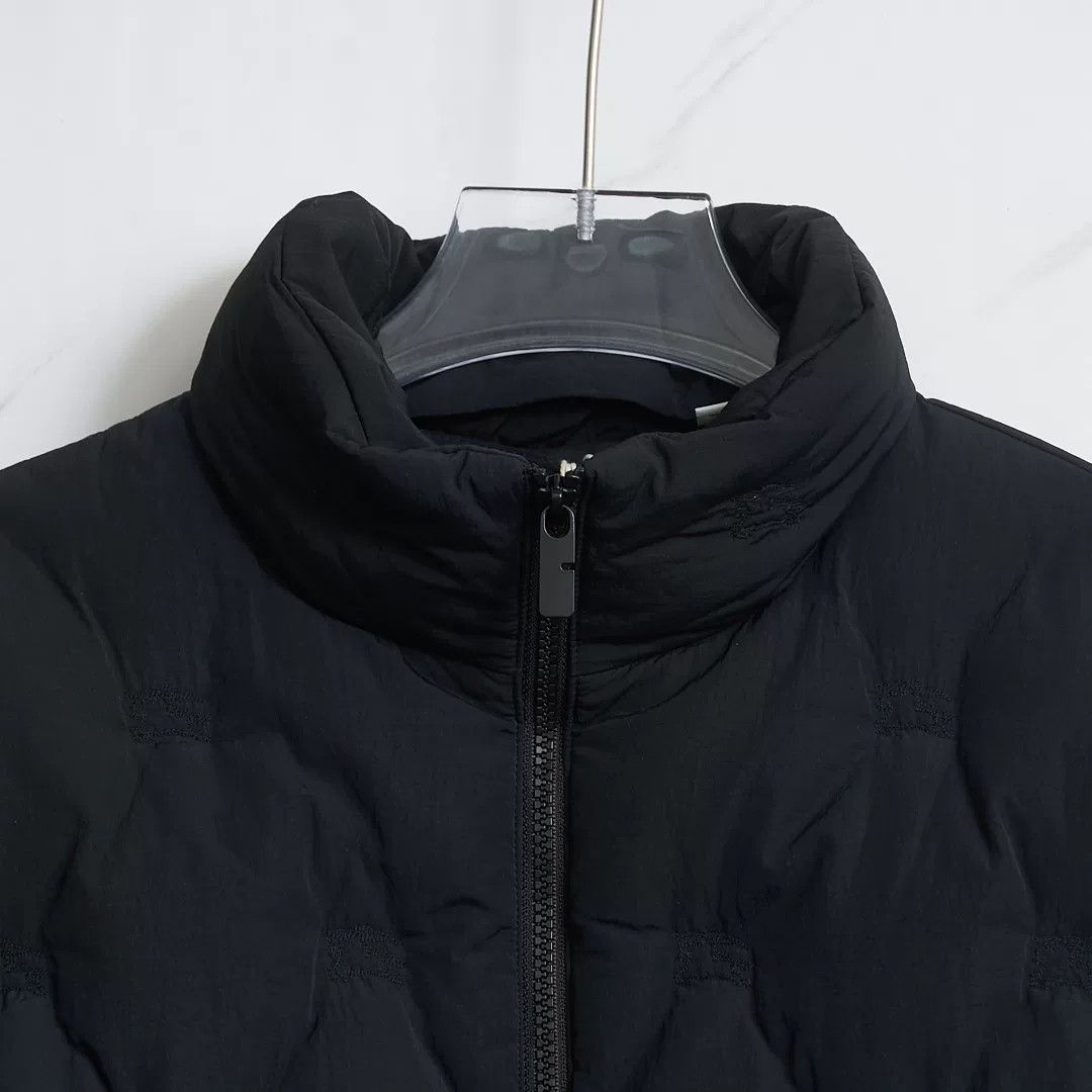 Burberry Burberry Men's Embroidered Stand Collar Down Jacket Size US M / EU 48-50 / 2 - 2 Thumbnail