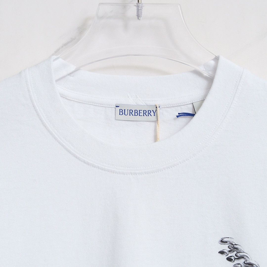 Burberry Burberry Men's Chain Print T-Shirt Size US M / EU 48-50 / 2 - 2 Thumbnail
