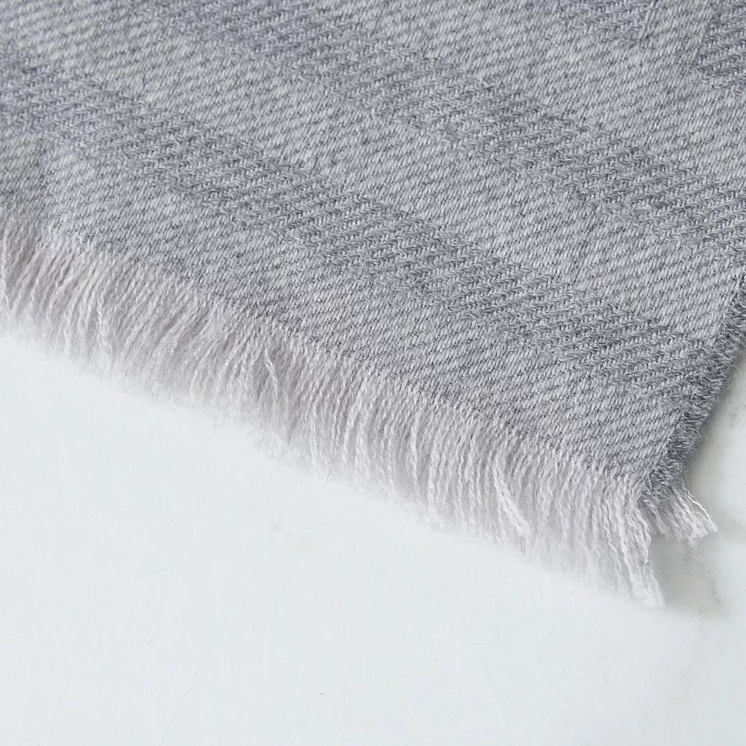 Fendi Fendi Men's FF Logo Wool Scarf Size ONE SIZE - 3 Thumbnail
