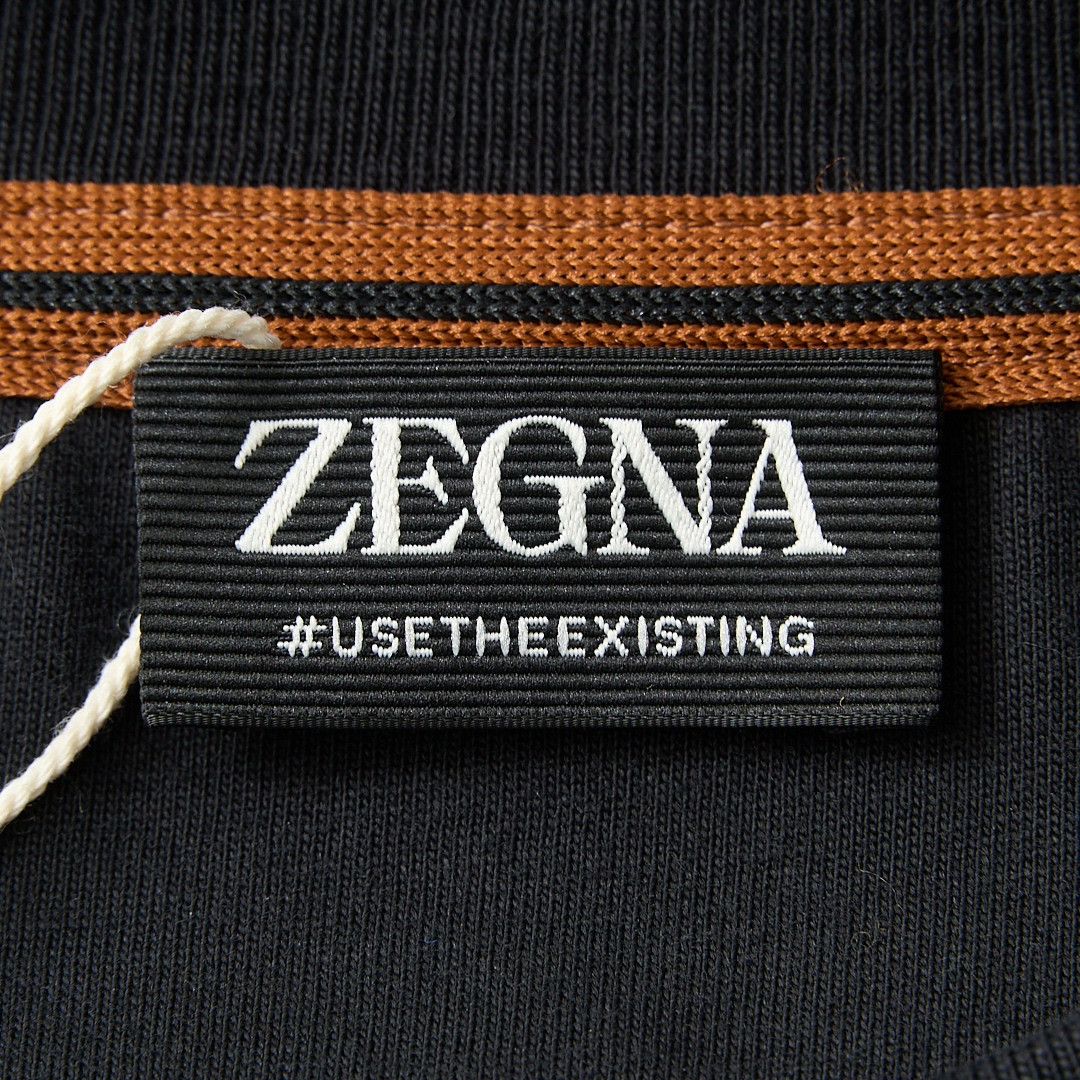 Ermenegildo Zegna ZEGNA Men's Letter Print T-shirt Size US L / EU 52-54 / 3 - 6 Thumbnail