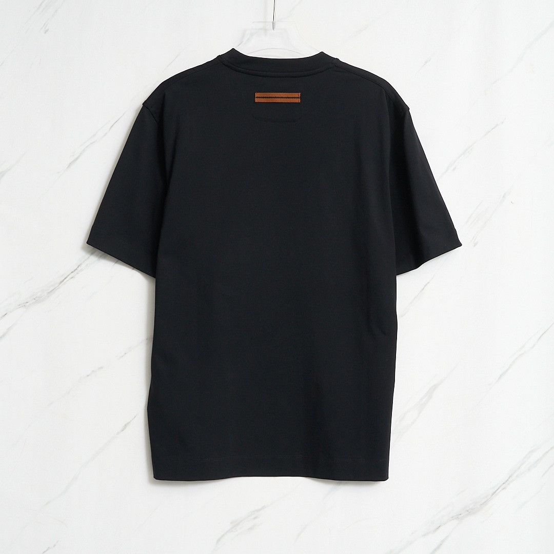 Ermenegildo Zegna ZEGNA Men's Letter Print T-shirt Size US L / EU 52-54 / 3 - 4 Thumbnail