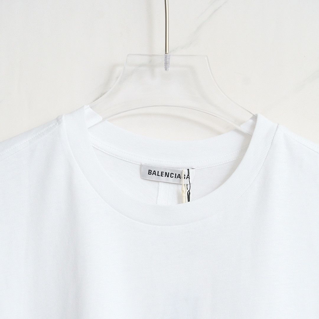 Balenciaga Balenciaga Women's Logo Crewneck T-Shirt Size M / US 6-8 / IT 42-44 - 2 Thumbnail