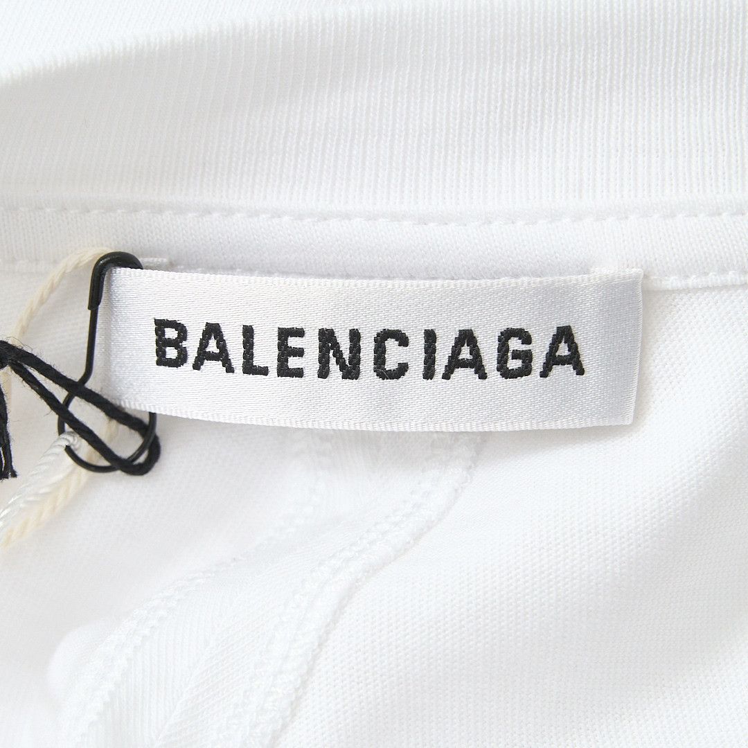 Balenciaga Balenciaga Women's Logo Crewneck T-Shirt Size M / US 6-8 / IT 42-44 - 7 Thumbnail