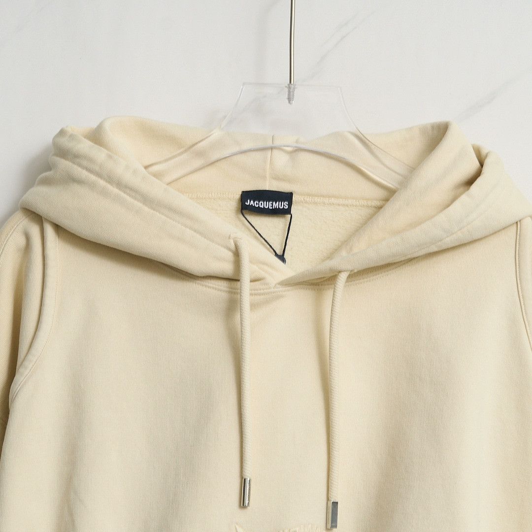 Jacquemus Jacquemus Men's Oversize Embroidered Hoodie Size US M / EU 48-50 / 2 - 2 Thumbnail
