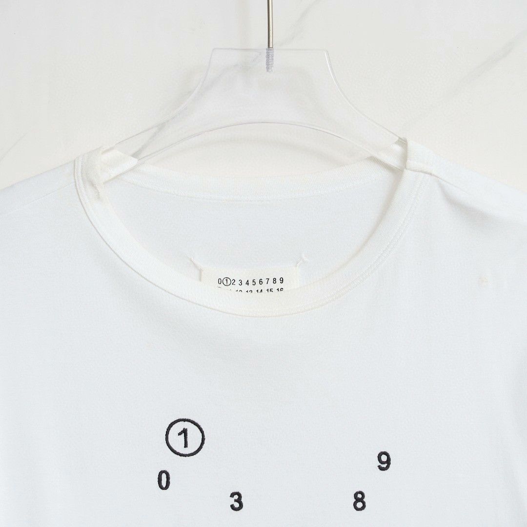 Maison Margiela Maison Margiela Unisex Digital Embroidered T-Shirt Size US M / EU 48-50 / 2 - 2 Thumbnail