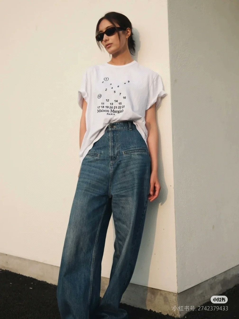 Maison Margiela Maison Margiela Unisex Digital Embroidered T-Shirt Size US M / EU 48-50 / 2 - 9 Thumbnail
