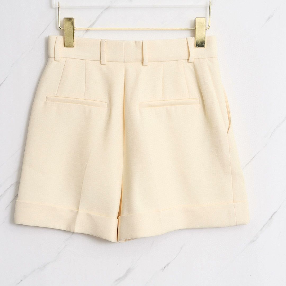 Dior Dior Women's Classic Solid Tailored Shorts Size 34" / US 12 / IT 48 - 3 Thumbnail