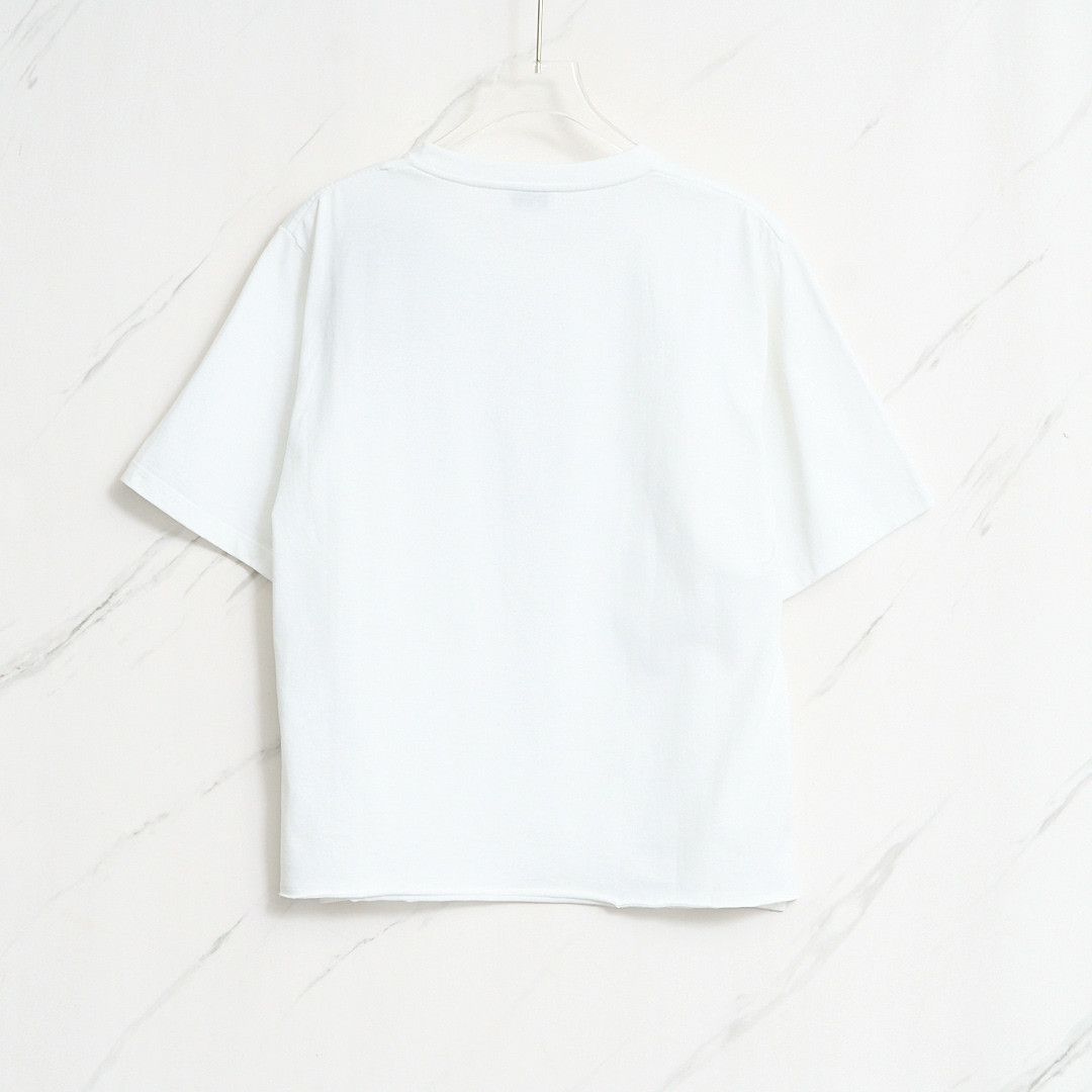 Saint Laurent Paris Saint Laurent Women's Minimal Logo T-Shirt Size S / US 4 / IT 40 - 4 Thumbnail