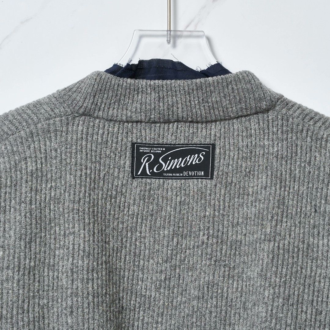 Raf Simons Raf Simons Unisex Fake Two-Piece Wool Cardigan Size US S / EU 44-46 / 1 - 6 Thumbnail
