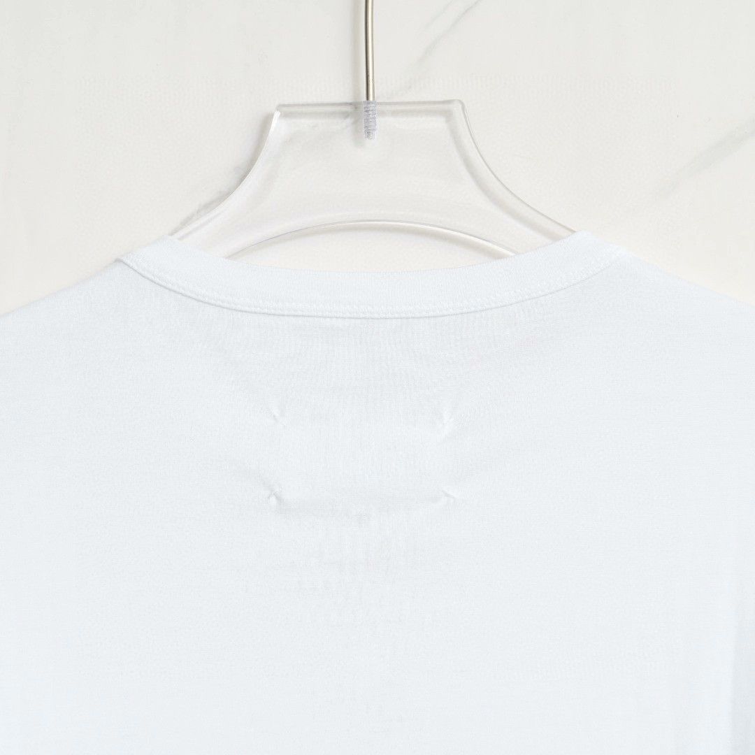 Maison Margiela Maison Margiela Men's Letter Embroidered T-shirt Size US M / EU 48-50 / 2 - 5 Thumbnail