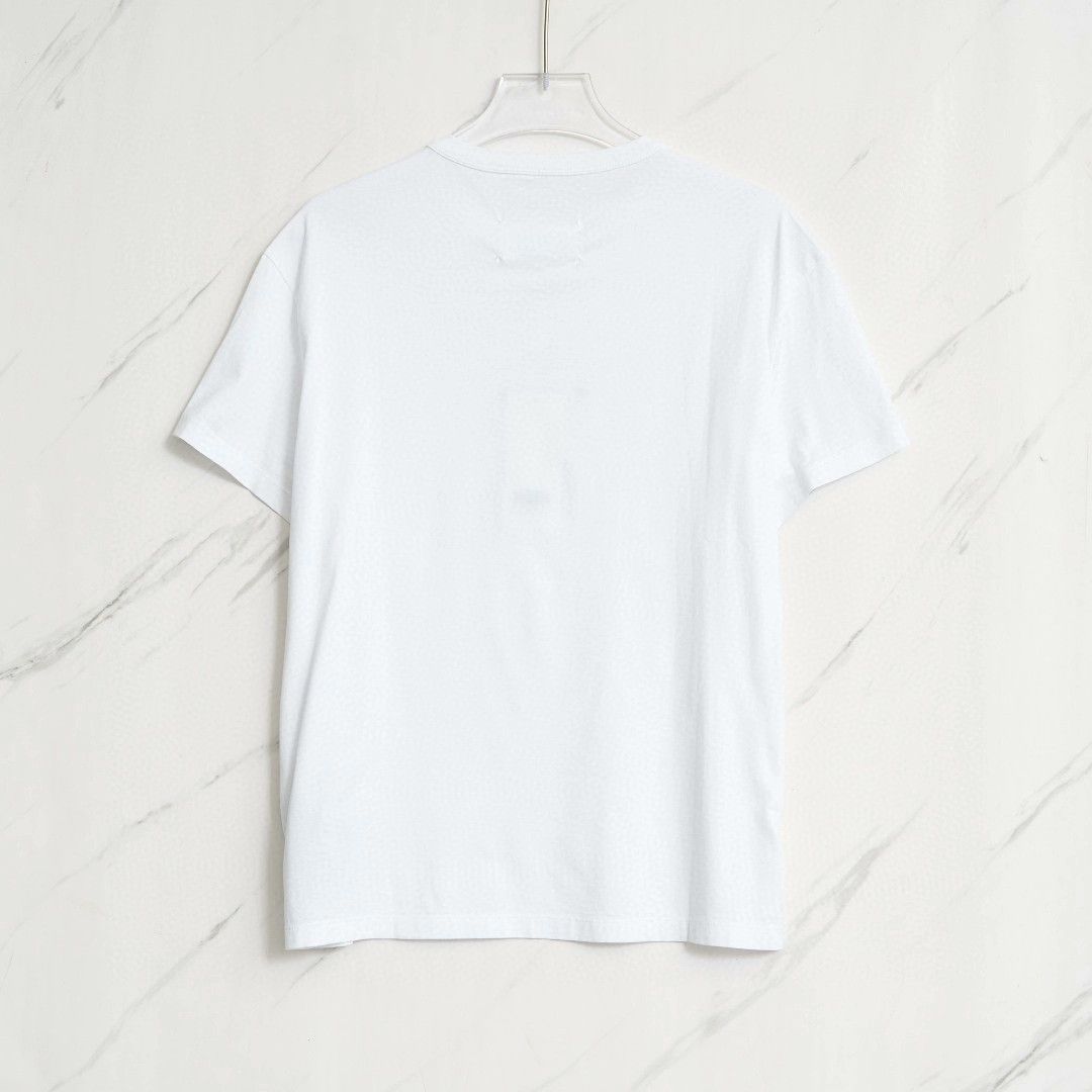 Maison Margiela Maison Margiela Men's Letter Embroidered T-shirt Size US M / EU 48-50 / 2 - 4 Thumbnail