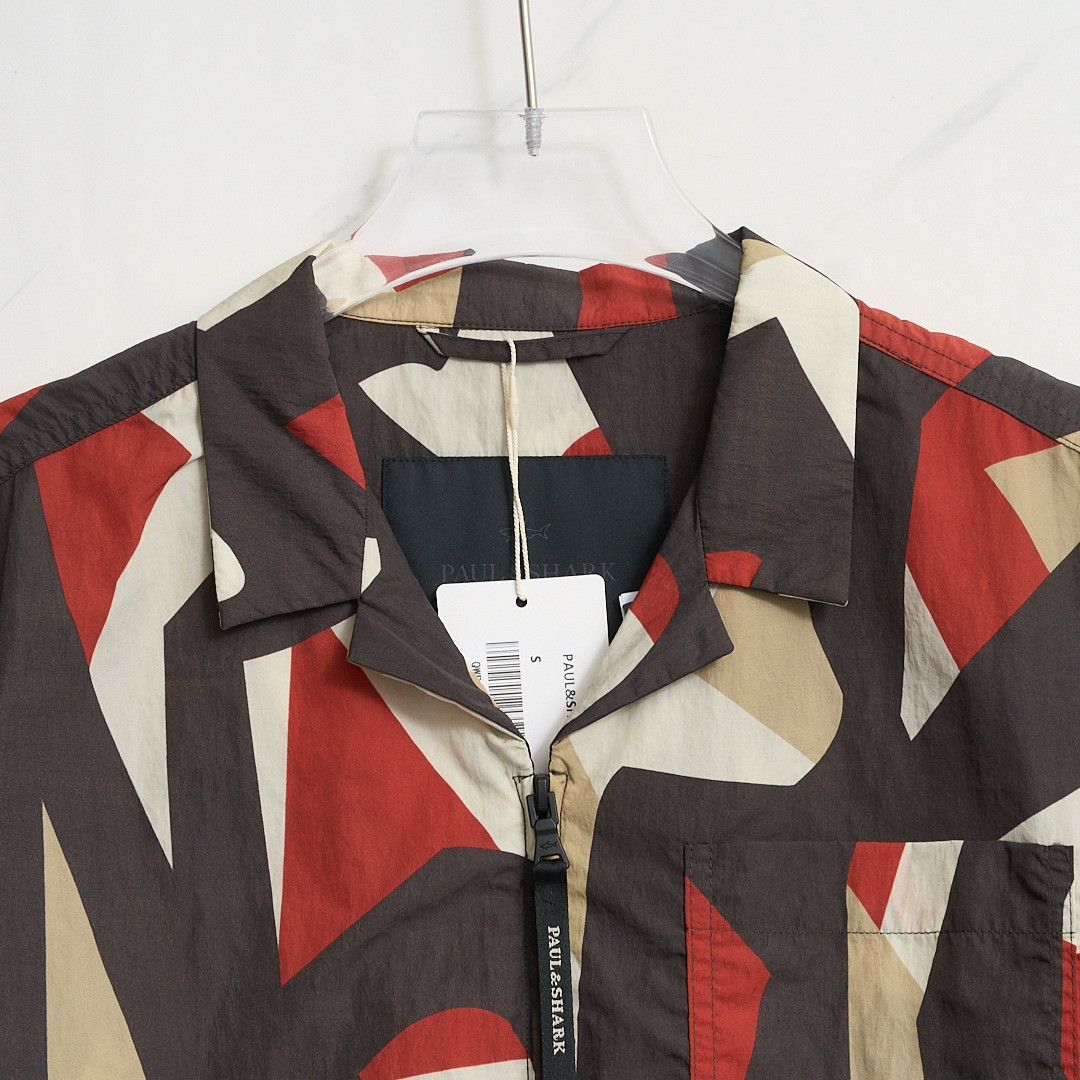 Paul & Shark Paul&Shark Men's Geometric Print Shirt Size US M / EU 48-50 / 2 - 2 Thumbnail